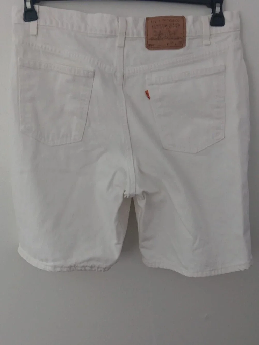 Levi's 550 Relaxed Fit Orange Tag  Denim Shorts #3863